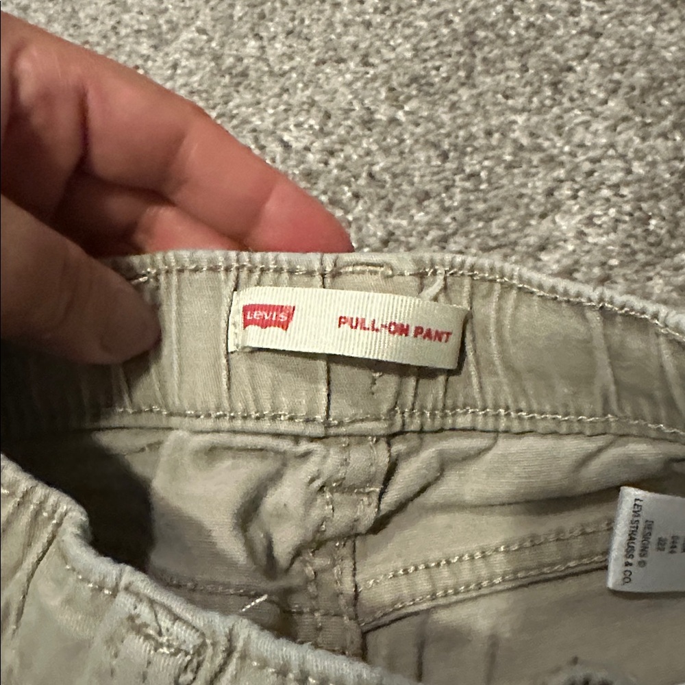 Set of 4 Casual Pants - Blue, Gray, and Tan - Picture 10 of 11